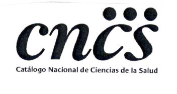 Imagen de CNCS CATALOGO NACIONAL DE CIENCIAS DE LA SALUD