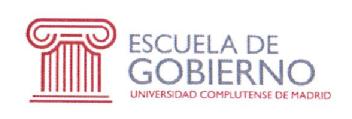 Imagen de ESCUELA DE GOBIERNO UNIVERSIDAD COMPLUTENSE DE MADRID