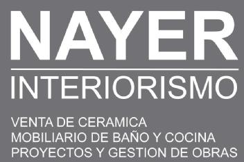 Imagen de NAYER. INTERIORISMO. VENTA DE CERAMICA. MOBILIARIO DE BAÑO Y COCINA. PROYECTOS Y GESTION DE OBRAS