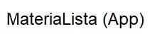 Imagen de MATERIALISTA (APP)