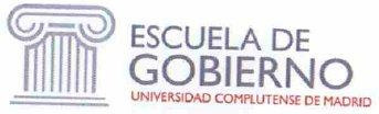 Imagen de ESCUELA DE GOBIERNO UNIVERSIDAD COMPLUTENSE DE MADRID
