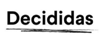Imagen de DECIDIDAS