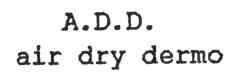 Imagen de A.D.D. AIR DRY DERMO
