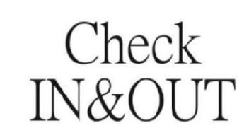 Imagen de Check IN&OUT
