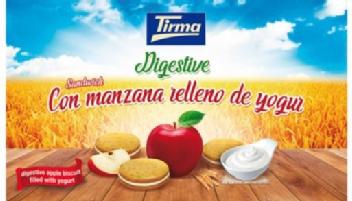 Imagen de Tirma Digestive Sandwich con manzana relleno de yogur digestive applebiscuit filled with yogurt