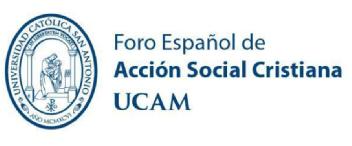 Imagen de UNIVERSIDAD CATOLICA SAN ANTONIO AÑO MCMXCVI EN LIBERTATEM VOCATI FORO ESPAÑOL DE ACCION SOCIAL CRISTIANA UCAM