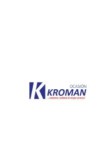 Imagen de KROMAN OCASIÓN...máxima calidad al mejor precio!