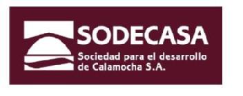 Imagen de SODECASA SOCIEDAD PARA EL DESARROLLO DE CALAMOCHA, S.A