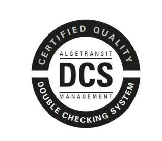 Imagen de DCS Algetransit Management CERTIFIED QUALITY DOUBLE CHECKING SYSTEM