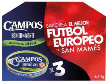 Imagen de campos bonito del norte en aceite de olivasaborea el mejor futbol europeo en san mamescampos bonito del norte x 3