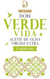 Imagen de DV 1637 DON VERDE VIDA ACEITE DE OLIVA VIRGEN EXTRA TEMPRANO