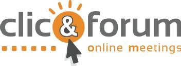 Imagen de clic & forum online meetings