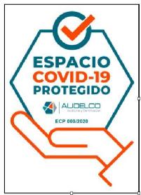 Imagen de Espacio COVID-19 Protegido. AUDELCO Auditoria y Certificación. ECP 000/2020