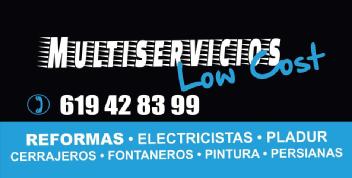 Imagen de MULTISERVICIOS LOW COST 619428399 REFORMAS.ELECTRICISTAS.PLADUR.CERRAJEROS.FONTANEROS.PINTURAS.PERSIANAS