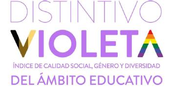 Imagen de DISTINTIVO VIOLETA INDICE DE CALIDADSOCIAL, GÈNERO Y DIVERSIDAD DEL ÁMBITO EDUCATIVO