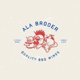 Imagen de ALA BRODER QUALITY BBQ WINGS FLYING HIGH SINCE 2020