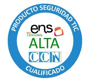 Imagen de PRODUCTO SEGURIDAD TIC ENS CATEGORÍA ALTA CCN CUALIFICADO