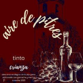 Imagen de AIRE DE PITRES TINTO CRIANZA VINO TINTO ECOLOGICO DE LA ALPUJARRA ELABORADO CON GARNACHA Y MERLOT. P COSECHA 2020