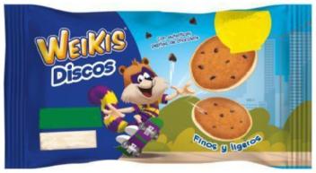 Imagen de WeiKis Discos Con auténticas pepitas de chocolate Finos y ligeros