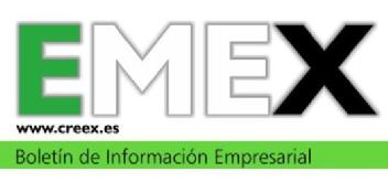 Imagen de EMEX www.creex.es Boletín de Información Empresarial