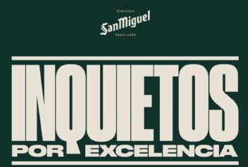 Imagen de CERVEZAS SAN MIGUEL SINCE 1890 INQUIETOS POR EXCELENCIA