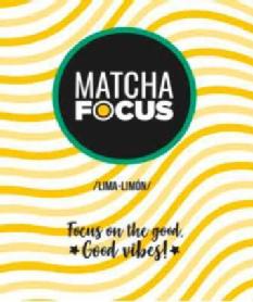 Imagen de MATCHA FOCUS LIMA LIMON FOCUS ON THE GOOD GOOD VIBES