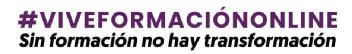 Imagen de #VIVEFORMACIÓNONLINE Sin formación no hay transformación