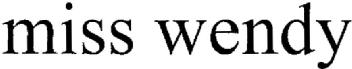 Imagen de MISS WENDY, FIG