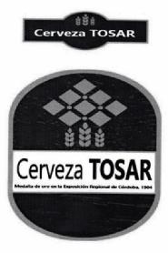 Imagen de CERVEZA TOSAR CERVEZA TOSAR MEDALLA DE ORO EN LA EXPOSICION REGIONAL DE CORDOBA 1904