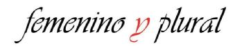 Imagen de femenino y plural
