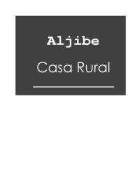 Imagen de ALJIBE CASA RURAL
