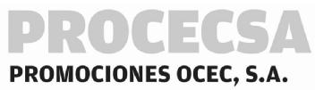 Imagen de PROCECSA PROMOCIONES OCEC, S.A