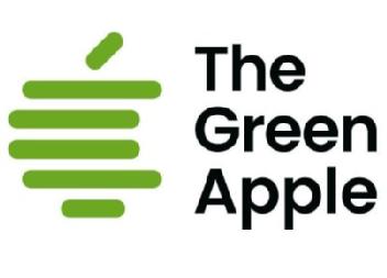 Imagen de - Una manzana verde (si el fondo es blanco) o a veces blanca (si el fondo es verde) - The Green Apple: Es el nombre de la marca