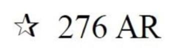 Imagen de *276AR