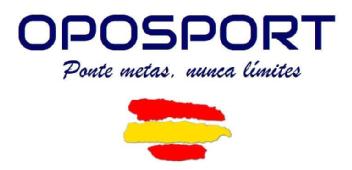 Imagen de OPOSPORT Ponte metas, nunca límites