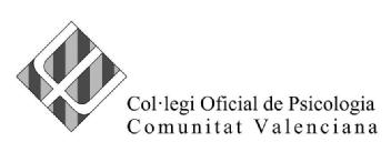 Imagen de COL.LEGI OFICIAL DE PSICOLOGIA COMUNITAT VALENCIANA
