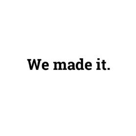 Imagen de We made it