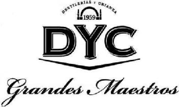 Imagen de DESTILERIAS Y CRIANZA 1959 DYC GRANDES MAESTROS