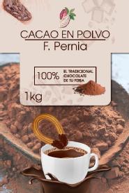 Imagen de CACAO EN POLVO F. PERNIA 100% EL TRADICIONAL CHOCOLATE DE TU FERIA 1KG