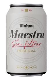 Imagen de Mahou Maestra Sin filtrar RESERVA - DORADA SIN FILTRAR - MAESTROS CERVECEROS DESDE 1890