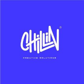 Imagen de Palabra Chillin en una sola tinta