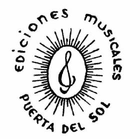 Imagen de PUERTA DEL SOL EDICIONES MUSICALES