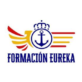 Imagen de círculo compuesto por un ancla interior y corona en la parte superior. silueta de la mitad de un águila en la parte izquierda del logo