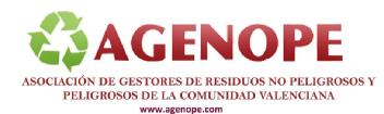 Imagen de ASOCIACION DE EMPRESAS DE GESTION DE RESIDUOS NO PELIGROSOS Y PELIGROSOS DE LA COMUNIDAD VALENCIANA (AGENOPE)
