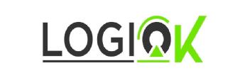 Imagen de LOGIOK OK NEGRO CON VERDE