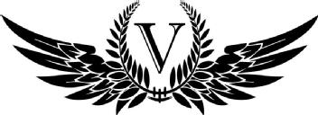 Imagen de una v con dos alas con un laurel de la victoria envolviendo a la V