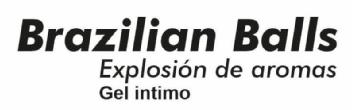 Imagen de BRAZILIAN BALLS EXPLOSION DE AROMAS GEL INTIMO