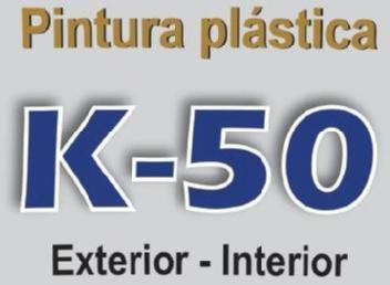 Imagen de PINTURA PLÁSTICA K-50 EXTERIOR - INTERIOR