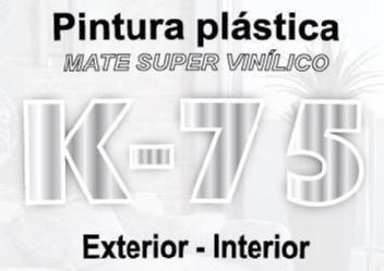 Imagen de PINTURA PLÁSTICA K-75 EXTERIOR - INTERIOR
