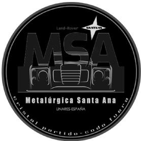 Imagen de CRISTAL PARTIDO CODO FUERA. LAND ROVER SANTANA. METALURGICA SANTA ANA. MSA